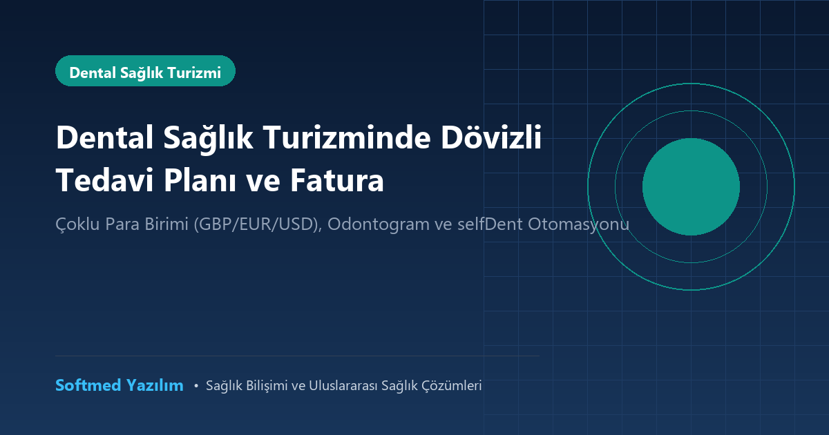 Dental Sağlık Turizminde Dövizli Tedavi Planı ve Fatura Yönetimi: Diş Kliniklerine Özel Rehber